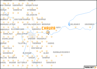 map of Chaura