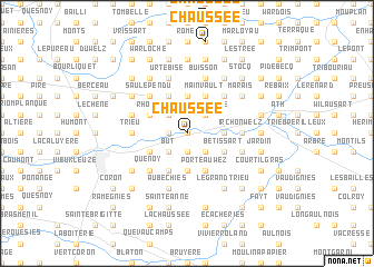 map of Chaussée