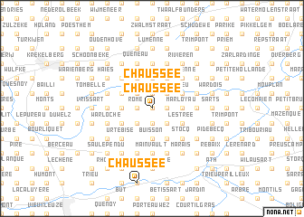 map of Chaussée