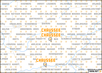map of Chaussée