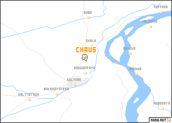 map of Chaus