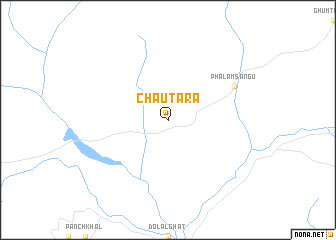 map of Chautara