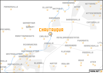 map of Chautauqua