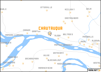 map of Chautauqua