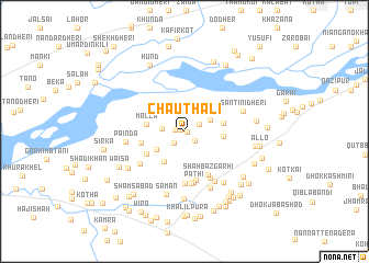 map of Chauthāli