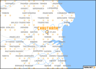map of Châu Thanh