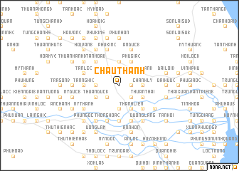 map of Châu Thành