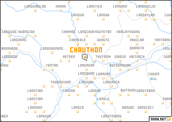 map of Châu Thộn