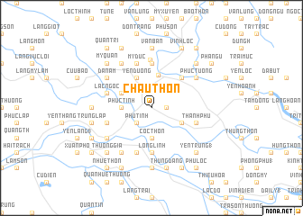 map of Chau Thon