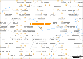 map of Chauvincourt