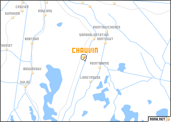 map of Chauvin