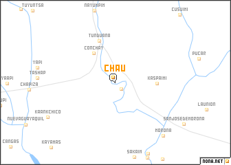map of Chau