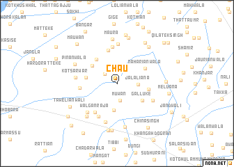 map of Chau