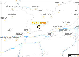 map of Chavacal