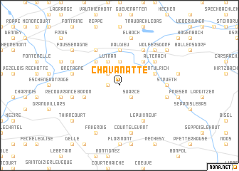 map of Chavanatte