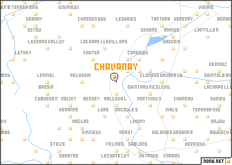 map of Chavanay