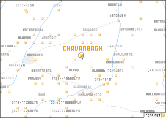 map of Chavān Bāgh