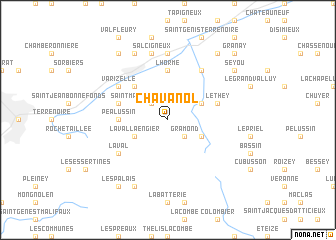 map of Chavanol