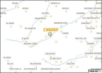 map of Chāvān