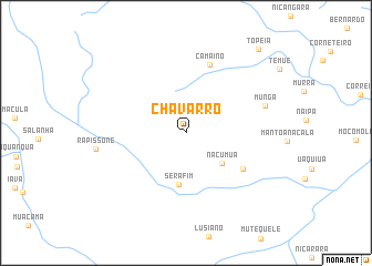 map of Chavarro