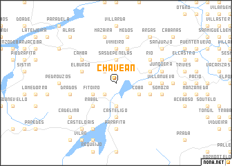 map of Chaveán