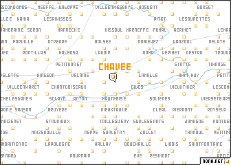 map of Chavée