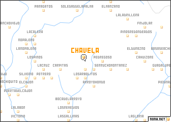 map of Chavela