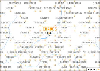 map of Chaves