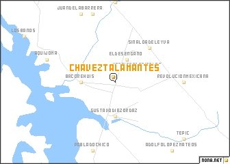 map of Chavez Talamantes