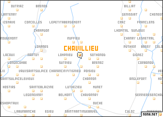 map of Chavillieu