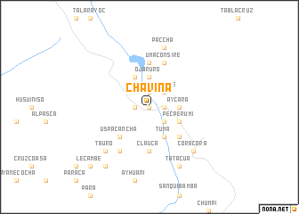 map of Chaviña