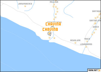 map of Chaviña