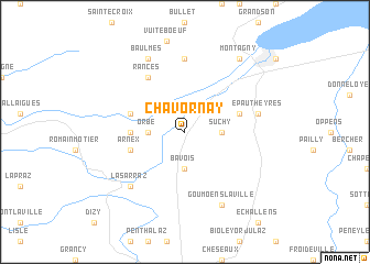 map of Chavornay