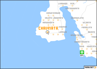 map of Chavriáta