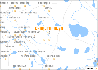 map of Chavutapālem