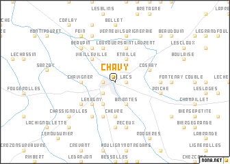 map of Chavy