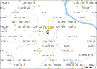 map of Chavy