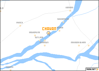 map of Chawān