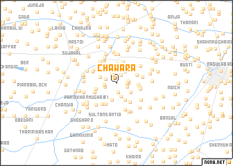 map of Chāwara