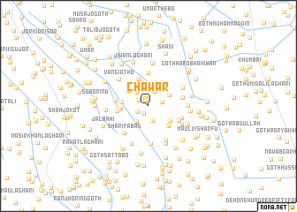 map of Chāwar