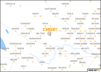 map of Chaway