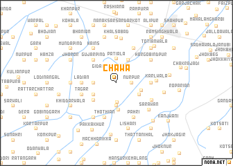 map of Chāwa