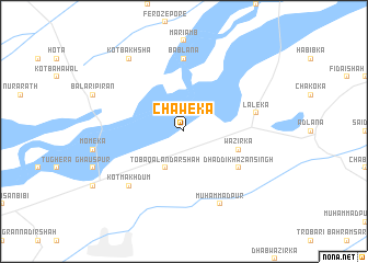 map of Chāweka