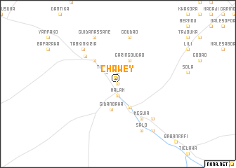 map of Chawey