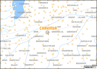 map of Chawinda