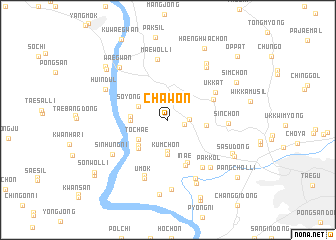 map of Chawon