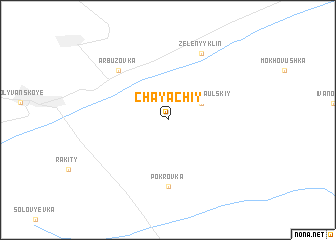 map of Chayachiy