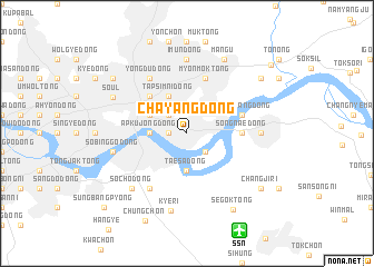 map of Chayang-dong