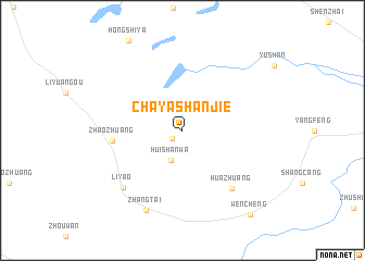 map of Chayashanjie