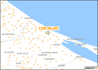 map of Chāy Bījār